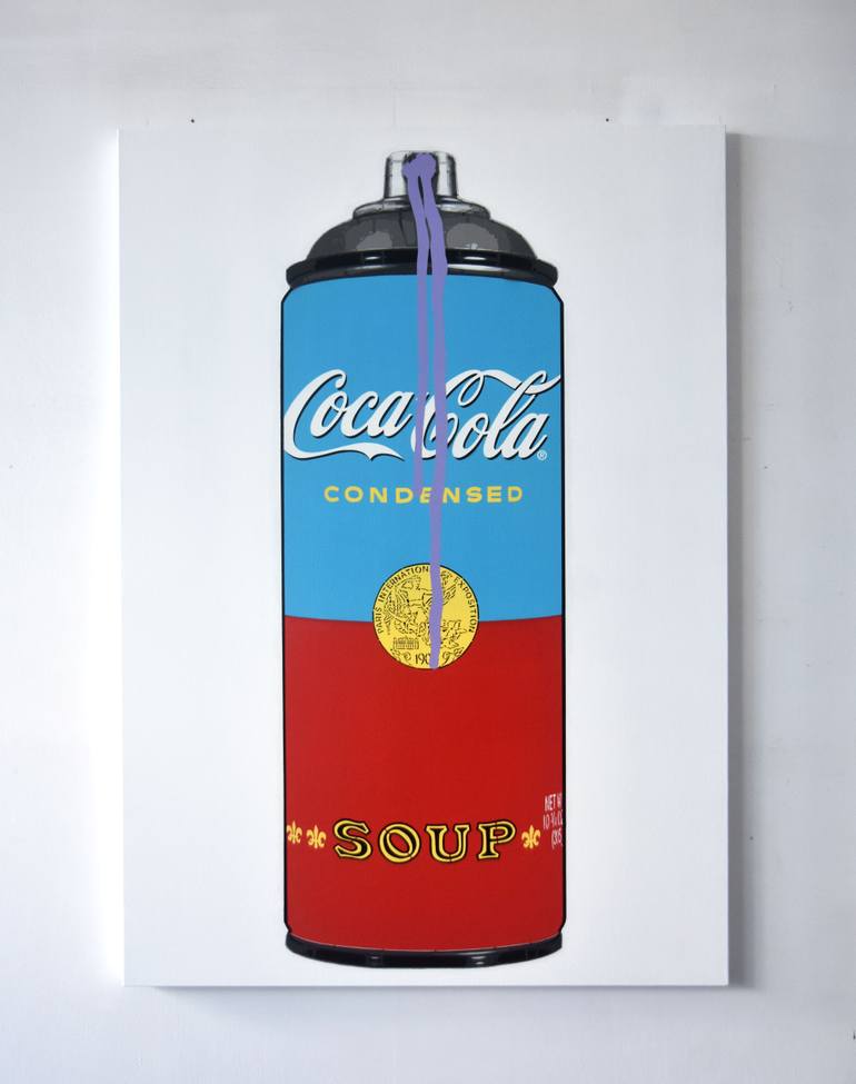 Original Pop Art Food & Drink Painting by Campbell La Pun
