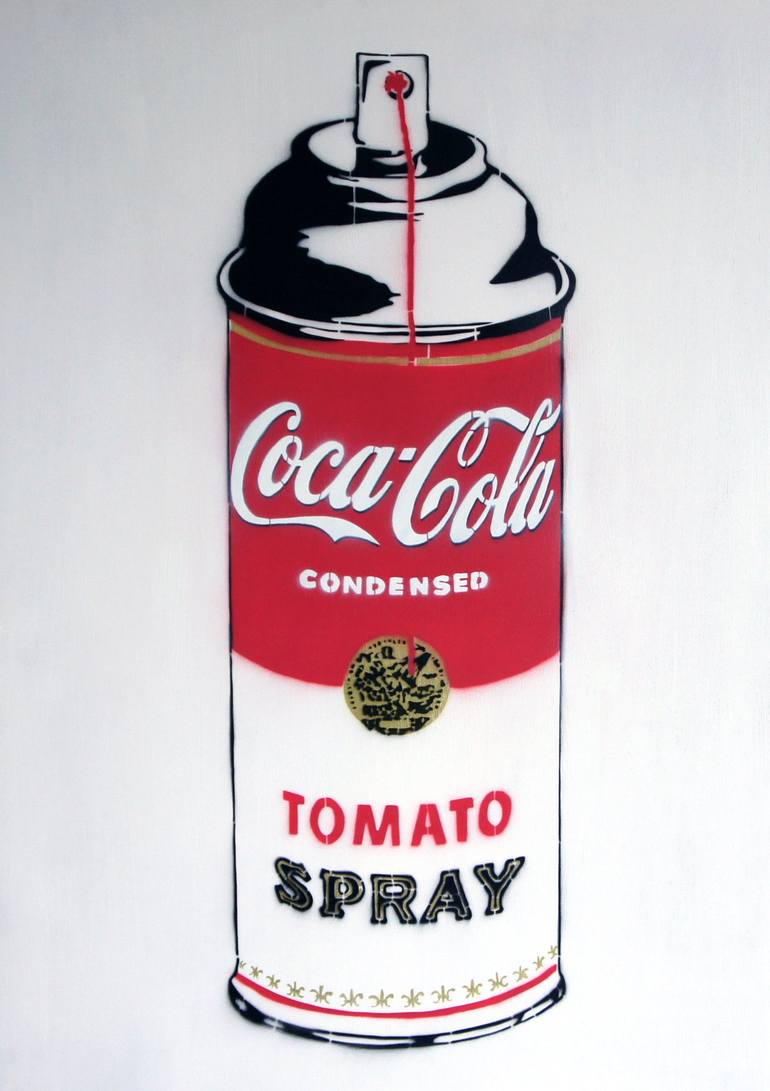 Coca-Cola Spray Paint Pop Art