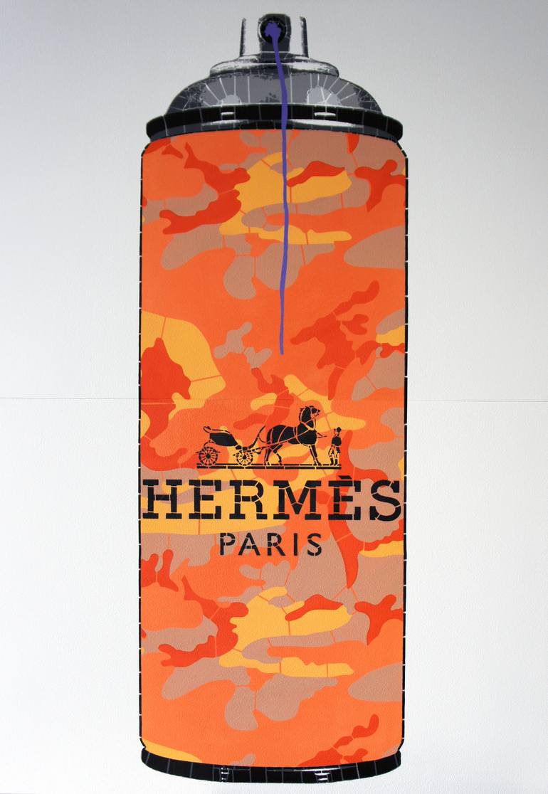 Hermes Mega Orange Painting By Campbell La Pun Saatchi Art
