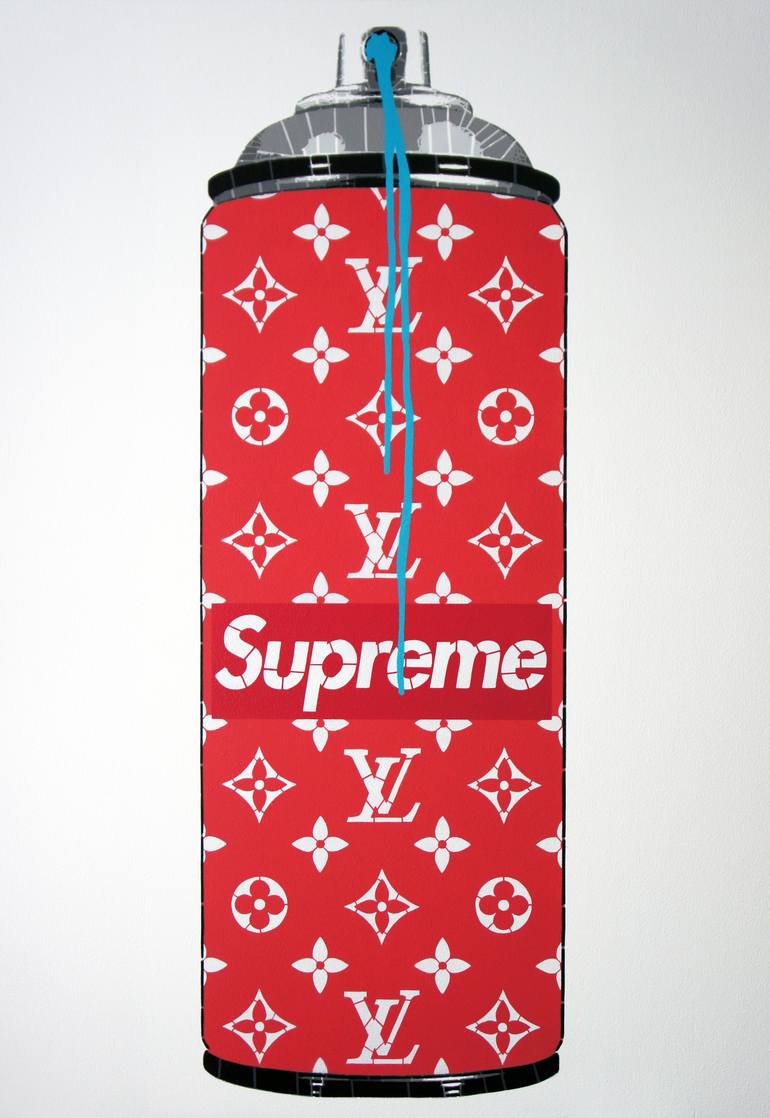 supreme red paint