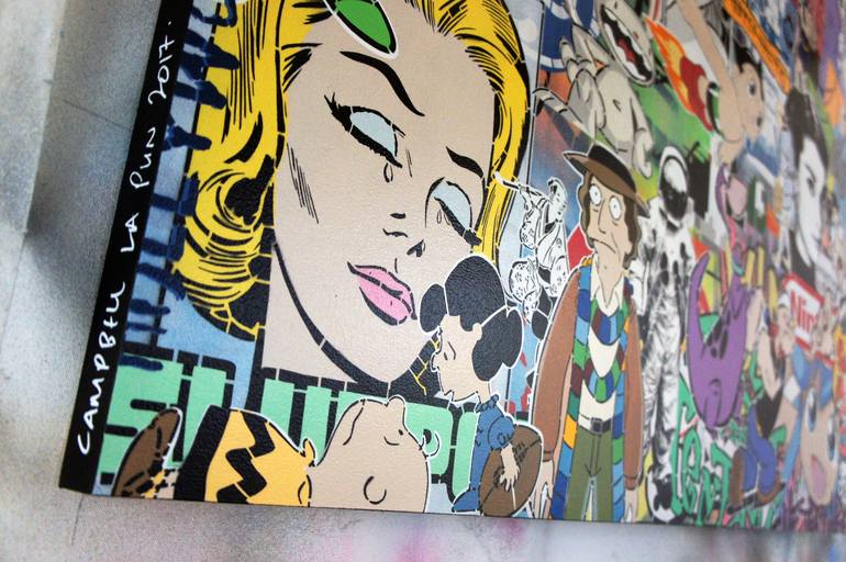 Original Pop Art Pop Culture/Celebrity Painting by Campbell La Pun