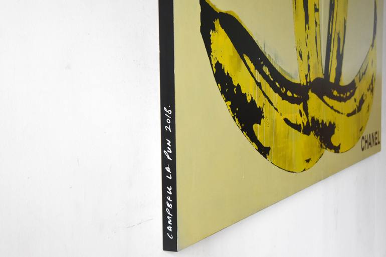Original Pop Art Fashion Painting by Campbell La Pun
