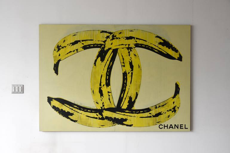 Original Pop Art Fashion Painting by Campbell La Pun
