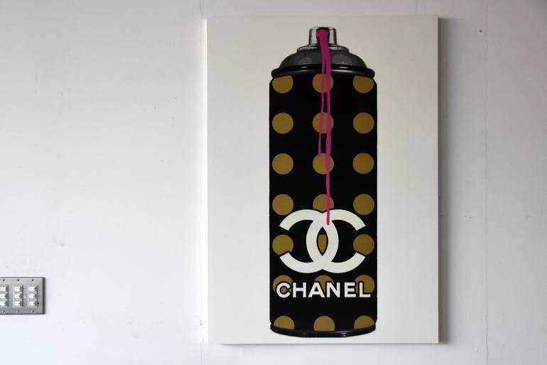 Original Pop Art Fashion Painting by Campbell La Pun