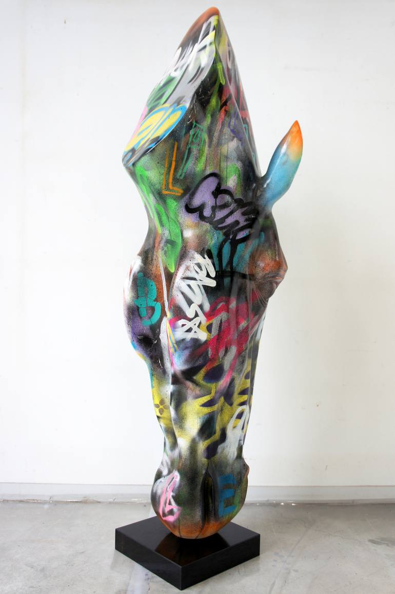 Original Graffiti Sculpture by Campbell La Pun