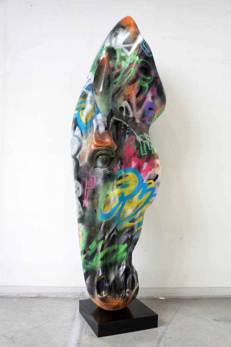 Original Pop Art Graffiti Sculpture by Campbell La Pun