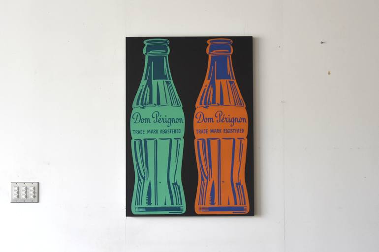 Original Pop Art Food & Drink Painting by Campbell La Pun