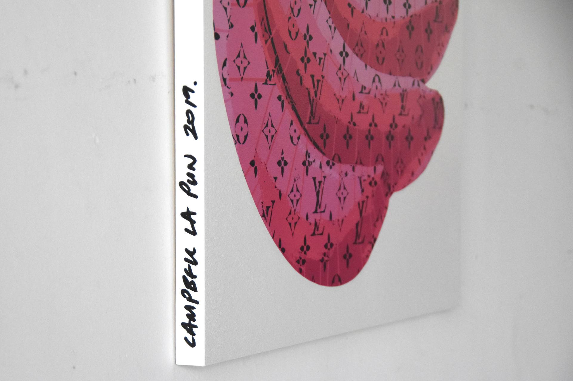 LV Banana - Gold (Medium Edition) Ed. 4 of 8 Painting by Campbell La Pun