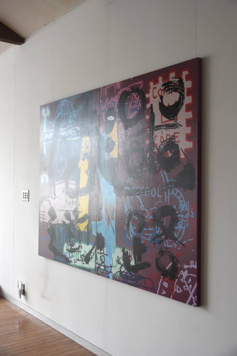 Original Graffiti Painting by Campbell La Pun