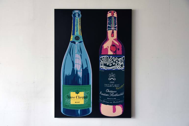 Original Pop Art Food & Drink Painting by Campbell La Pun