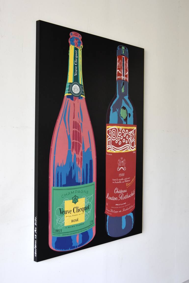 Original Pop Art Food & Drink Painting by Campbell La Pun