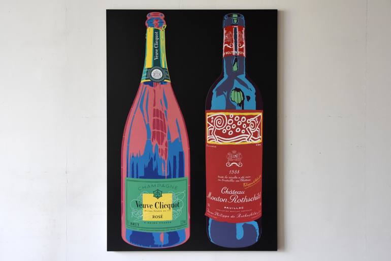 Original Pop Art Food & Drink Painting by Campbell La Pun