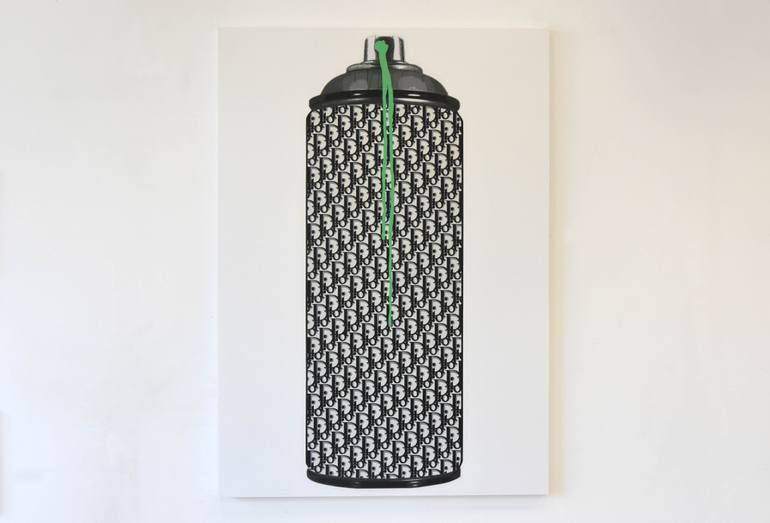 Original Pop Art Fashion Painting by Campbell La Pun