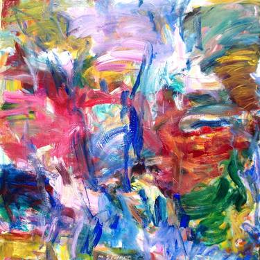 Original Abstract Expressionism Travel Paintings by Milton Schaefer