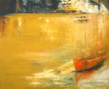 Print of Expressionism Boat Paintings by Marina Emphietzi