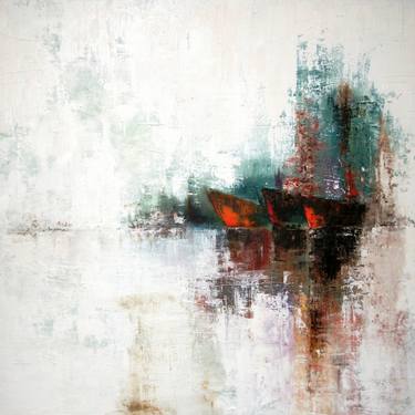 Print of Expressionism Boat Paintings by Marina Emphietzi