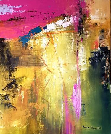 Original Abstract Expressionism Abstract Paintings by Marina Emphietzi