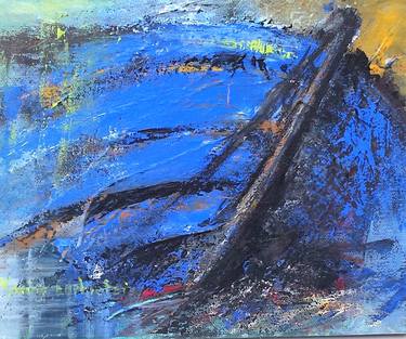 Print of Expressionism Boat Paintings by Marina Emphietzi