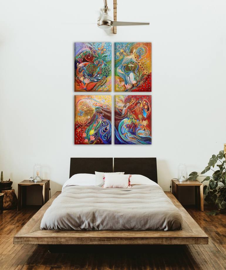 Original Religion Painting by Elena Kotliarker