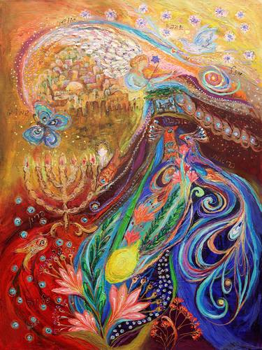 Original Religion Painting by Elena Kotliarker