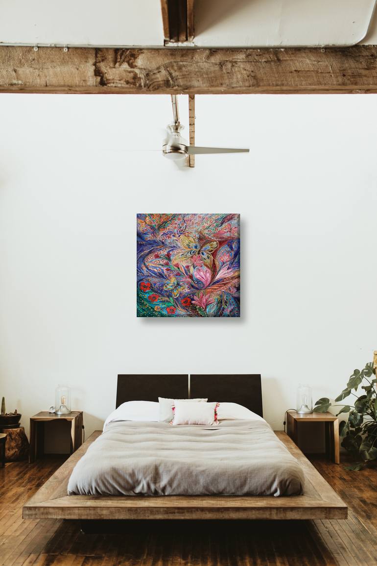 Original Conceptual Religion Painting by Elena Kotliarker