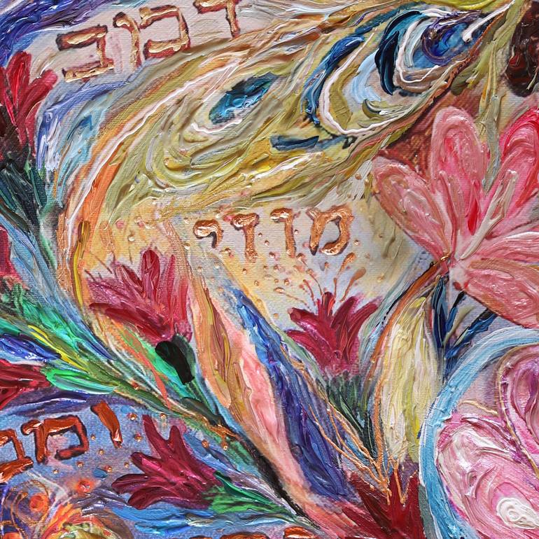 Original Conceptual Religion Painting by Elena Kotliarker