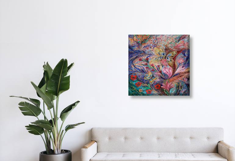 Original Conceptual Religion Painting by Elena Kotliarker