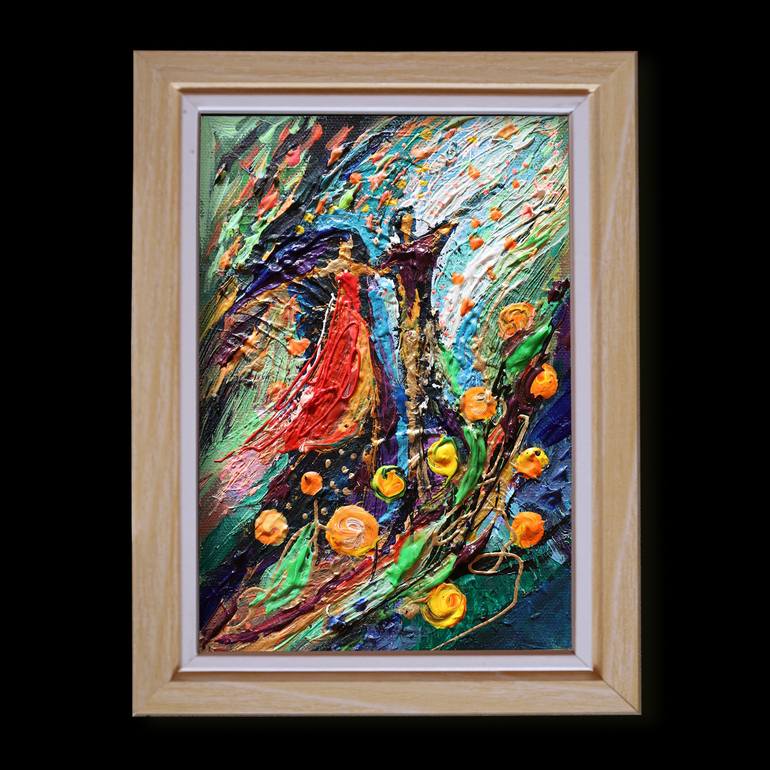 Original Fauvism Music Painting by Elena Kotliarker