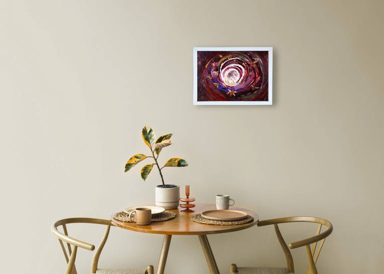 Original Abstract Expressionism Abstract Painting by Elena Kotliarker