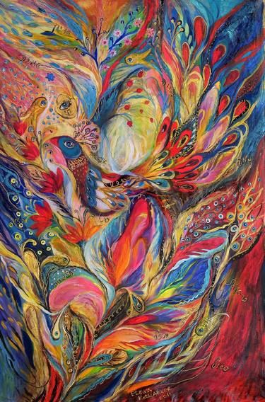 Original Expressionism Fantasy Paintings by Elena Kotliarker