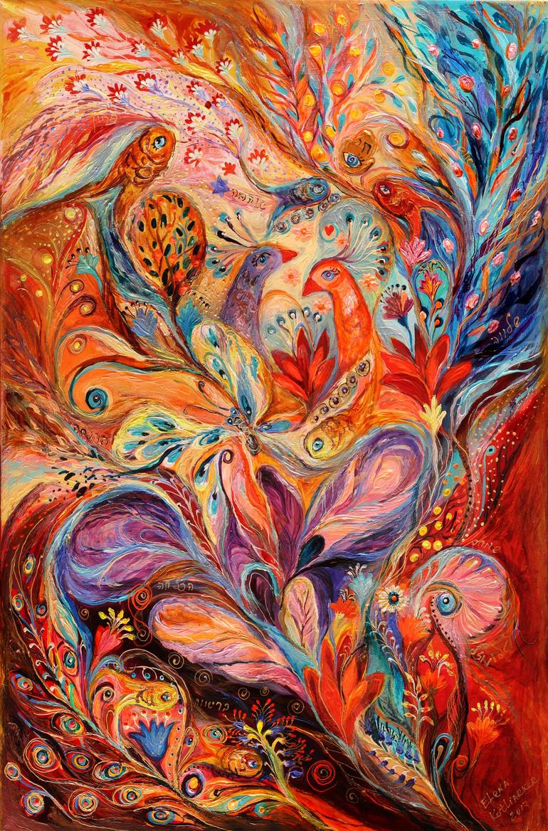 The Story of Wild Iris Painting by Elena Kotliarker | Saatchi Art