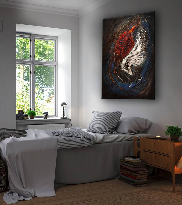 Original Abstract Painting by Elena Kotliarker