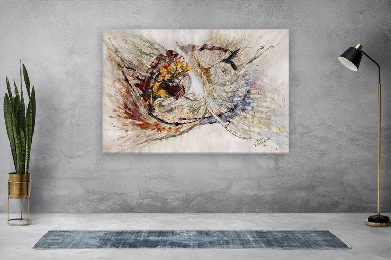 Original Figurative Abstract Painting by Elena Kotliarker