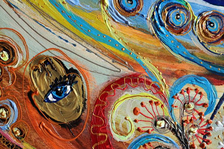 Original Surrealism Other Painting by Elena Kotliarker