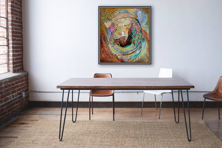 Original Surrealism Other Painting by Elena Kotliarker