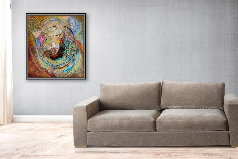Original Surrealism Other Painting by Elena Kotliarker
