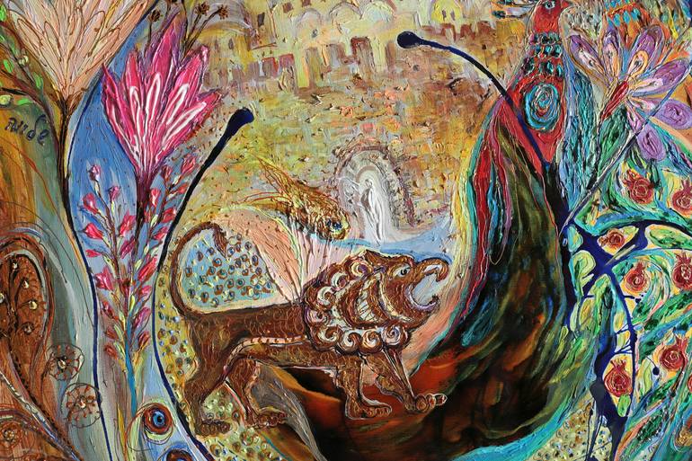 Original Surrealism Other Painting by Elena Kotliarker