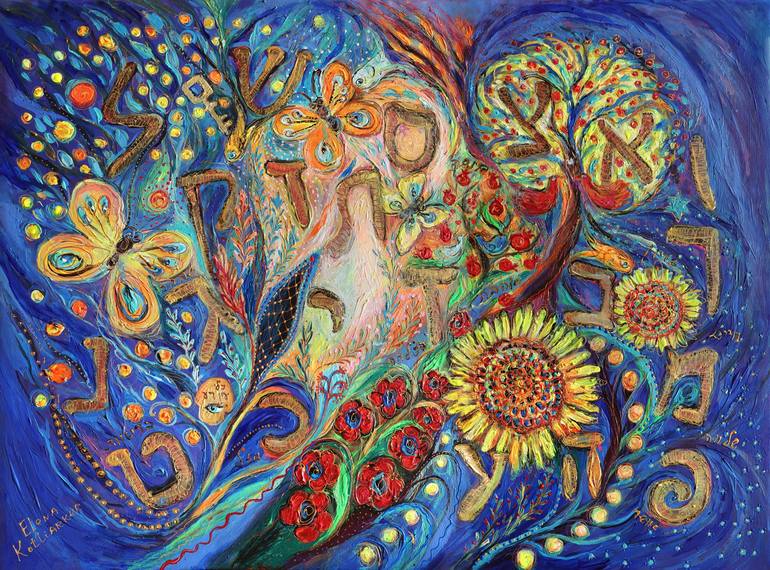 Print of Abstract Expressionism World Culture Paintings by Elena Kotliarker