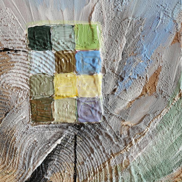 Original Minimalism Abstract Painting by Elena Kotliarker