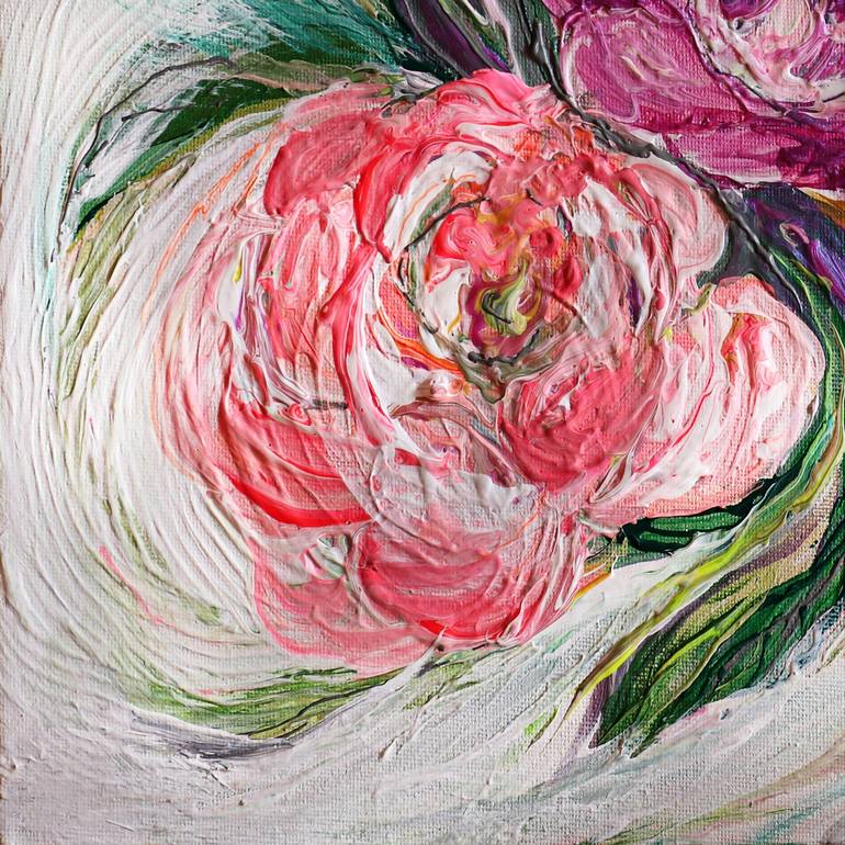 Original Floral Painting by Elena Kotliarker