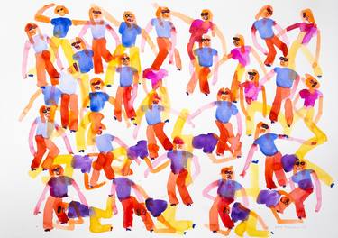 Print of People Paintings by Rafal Chojnowski