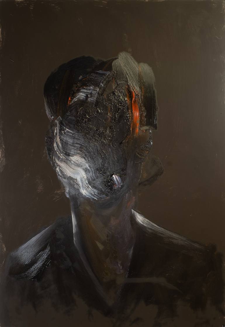 Print of Expressionism Portrait Paintings by Rafal Chojnowski