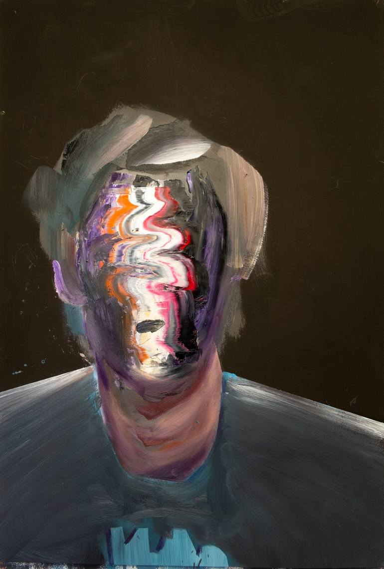 Print of Expressionism Portrait Paintings by Rafal Chojnowski