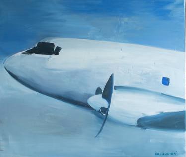 Print of Aeroplane Paintings by Rafal Chojnowski