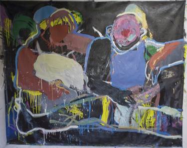 Print of Abstract Expressionism People Paintings by Rafal Chojnowski