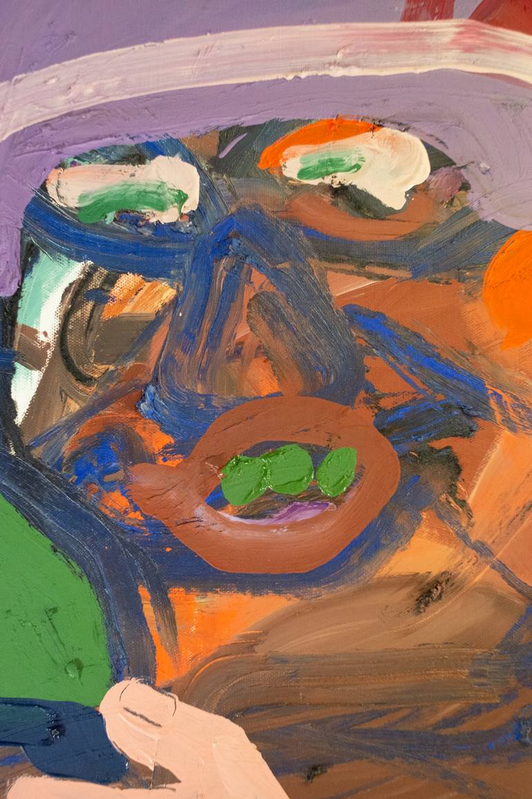 Original Abstract Expressionism Pop Culture/Celebrity Painting by Rafal Chojnowski