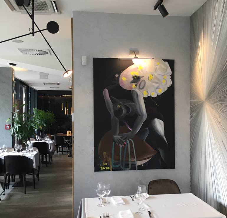 Original Figurative People Painting by Rafal Chojnowski