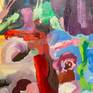 Lost Vegans is a oil work on canvas. The second work from cycle: Secret life of the trees. Lots of details and interpretations are included on this canvas. The painting is colorful with bold impasto paint. Have a look on details :)