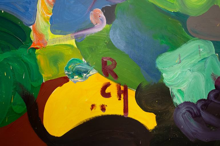 Original Expressionism Landscape Painting by Rafal Chojnowski