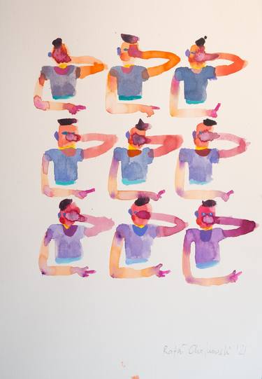 Print of Illustration People Paintings by Rafal Chojnowski